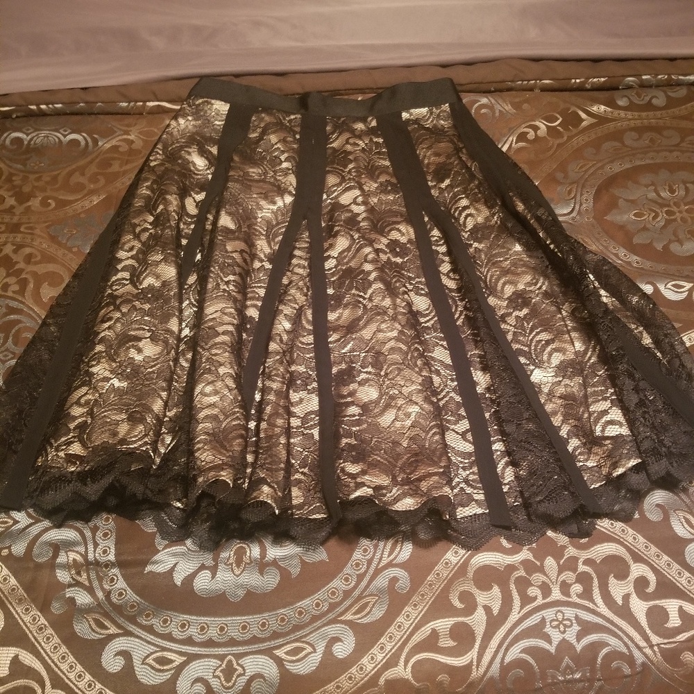 Black Lace Skirt